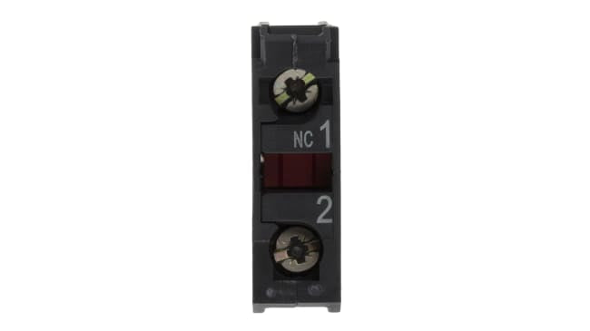 Blocco contatti Schneider Electric ZBE102, SPST 600V ca con terminali a vite Harmony XB4/5. Affidabile, duraturo e protetto dai cortocircuiti. Acquista ora!