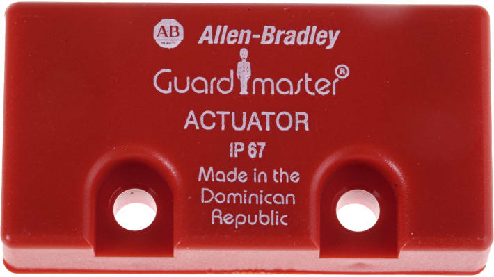 Interruttore di sicurezza senza contatto Allen Bradley Guardmaster 440N-S32022, grado di protezione IP67, distanza di rilevamento 5 mm.