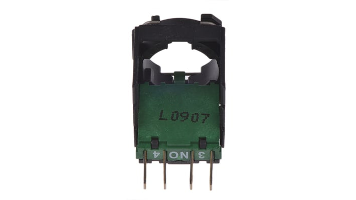 Blocco contatti Schneider Electric ZB6Z1B, 250V, a rottura lenta, Faston - Serie Harmony XB6 per interruttori automatici e apparecchiature agricole. IP65.