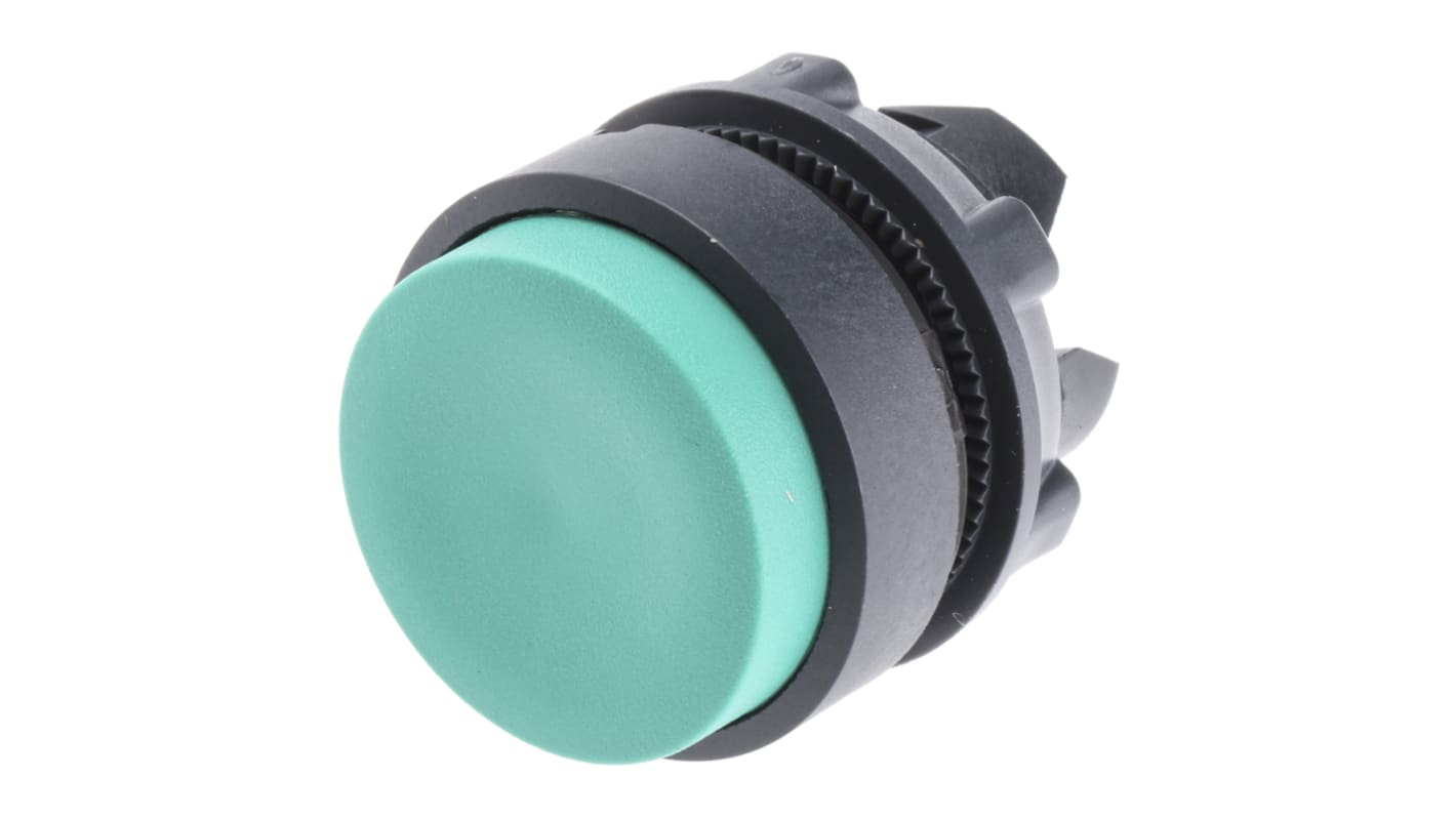 Attuatore pulsante Schneider Electric ZB5AP3, verde, diametro 22mm, ritorno a molla, protezione IP66/IP67.