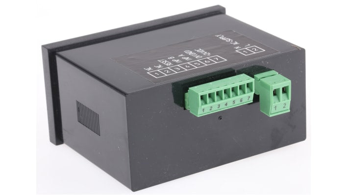 Contatore frequenza Kübler 6.544.012.000, LED 6 cifre, montaggio a pannello, intervallo 0.001-999999, alimentazione 90-260 V.