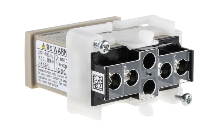 Omron H7ET-N, contatore digitale con display LCD 7 cifre, alimentazione 4,5-30 V c.c., montaggio a filo, IP66.