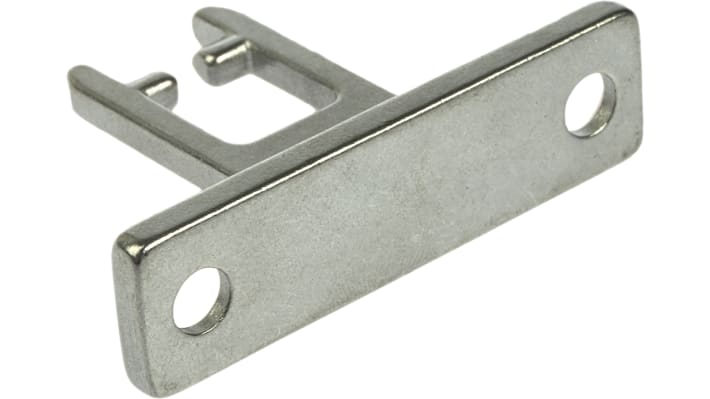 Attuatore standard Allen Bradley Guardmaster 440G-A27011 in acciaio inox, progettato per interruttori di interblocco di sicurezza su porte di protezione.