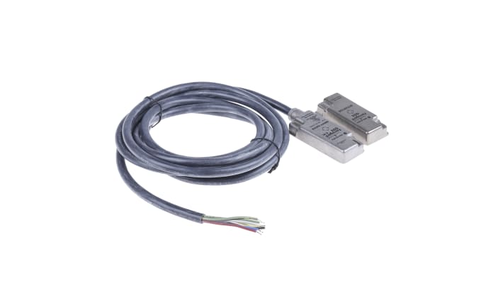 Interruttore di sicurezza senza contatto Allen Bradley Guardmaster 440N-G02118, custodia in acciaio inox, protezione IP68, 24V cc.