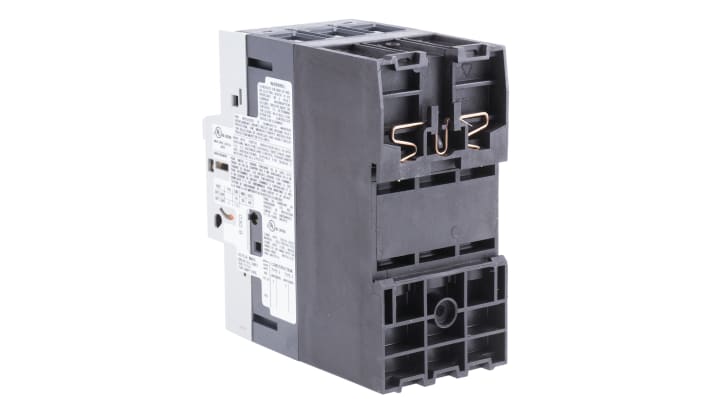 Interruttore automatico motore Allen Bradley 140M-F8E-C45, 32-45 A, montaggio su guida DIN, dimensioni 110x54x109.5 mm.