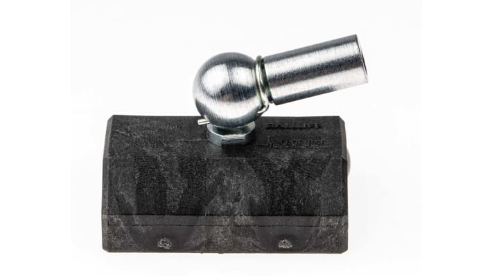 Magnete per trasduttore microimpulsi BALLUFF BTL5-F-2814-1S, compatibile con trasduttori lineari, lunghezze corsa 100-1500 mm, uscita 0-10 V o 4-20 mA. Fissaggio a morsetto e opzioni di magneti disponibili.