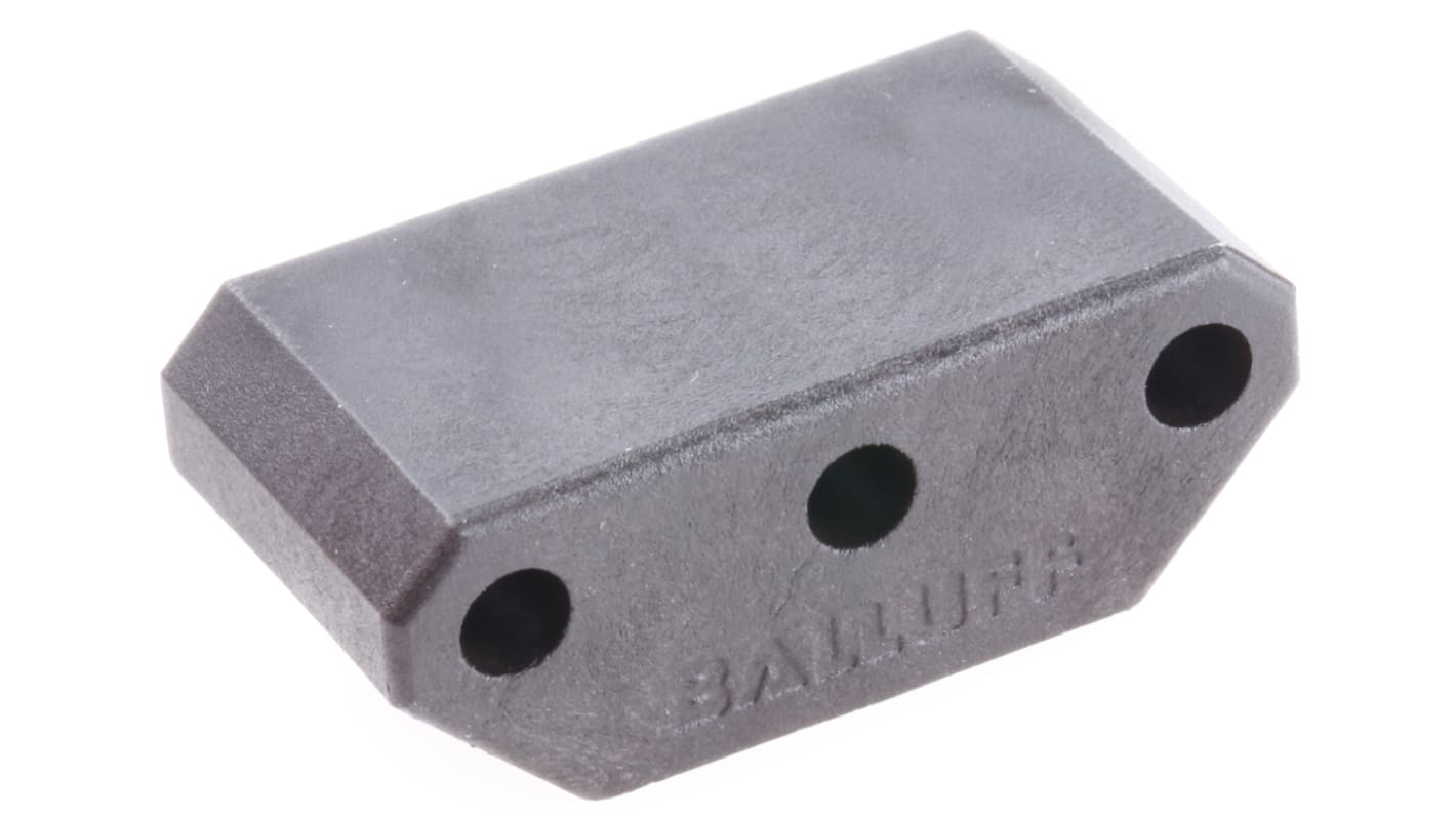 Magnete per trasduttore microimpulsi BALLUFF BTL5-P-3800-2, compatibile con trasduttori lineari, lunghezze corsa 100-1500 mm, uscita 0-10 V o 4-20 mA. Fissaggio a morsetto e connettore M16 a quattro pin.
