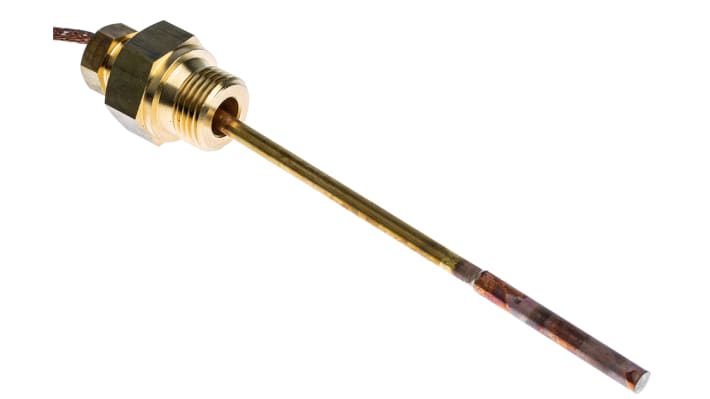 Termostato capillare Jumo, SPST, temperatura da 0 a +120 °C, contatto 10A, tensione 230V, sistema bimetallico.