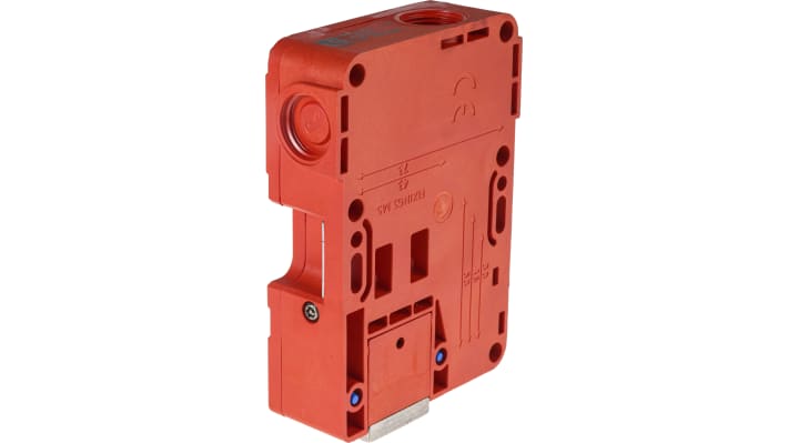 Interruttore di interblocco a solenoide Allen Bradley 440G-T27123, 230V, IP67, dimensioni 126x86x33mm, 2NC e 1 contatto NA.