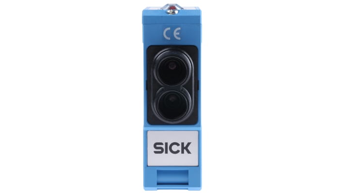 Sensore a fibre ottiche Sick WLL260-F240, PNP, IP66, 10-30 V c.c., dimensioni 63 x 25 x 100 mm, montaggio senza utensili.