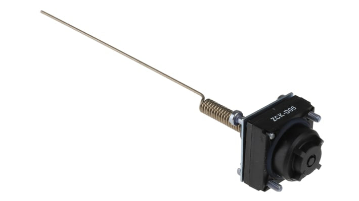 Interruttore di fine corsa Telemecanique Sensors ZCKD06, ideale per scale mobili e sistemi di movimentazione materiali. Testa della serie OsiSense XC.