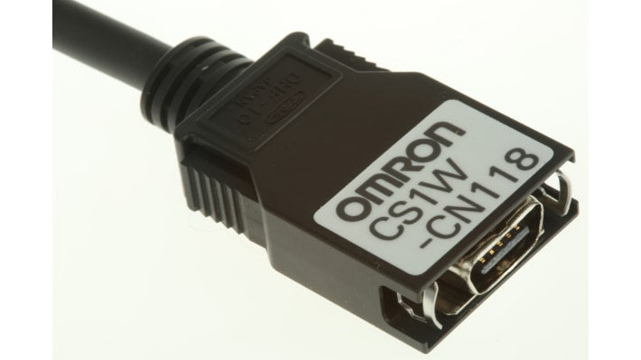 Cavo I/O Omron CS1W-CN118 per collegamento bus/host periferico, compatibile con PLC serie CJ1 e CPM2C/I/O.