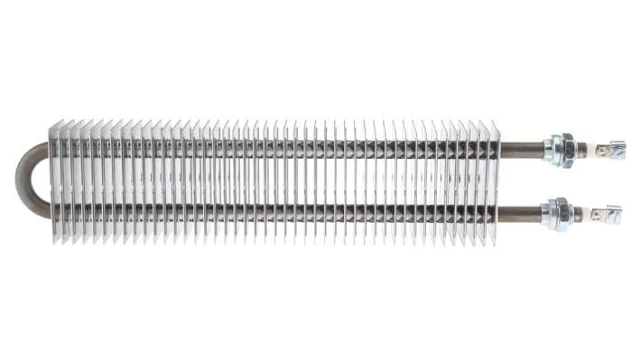 Riscaldatore tubolare alettato Acim Jouanin RA 4080 1000, potenza 1 kW, per riscaldamento aria fino a +200 °C.