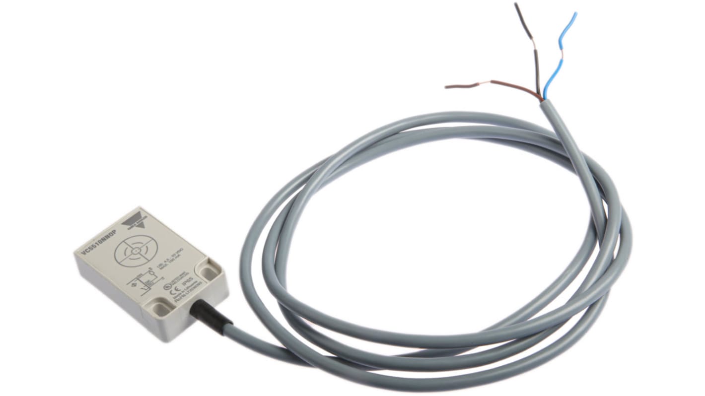 Sensore di livello capacitativo Carlo Gavazzi VC5510NNOP, uscita NPN, rilevamento 2-10 mm, IP65, alimentazione 5-30 V c.c.