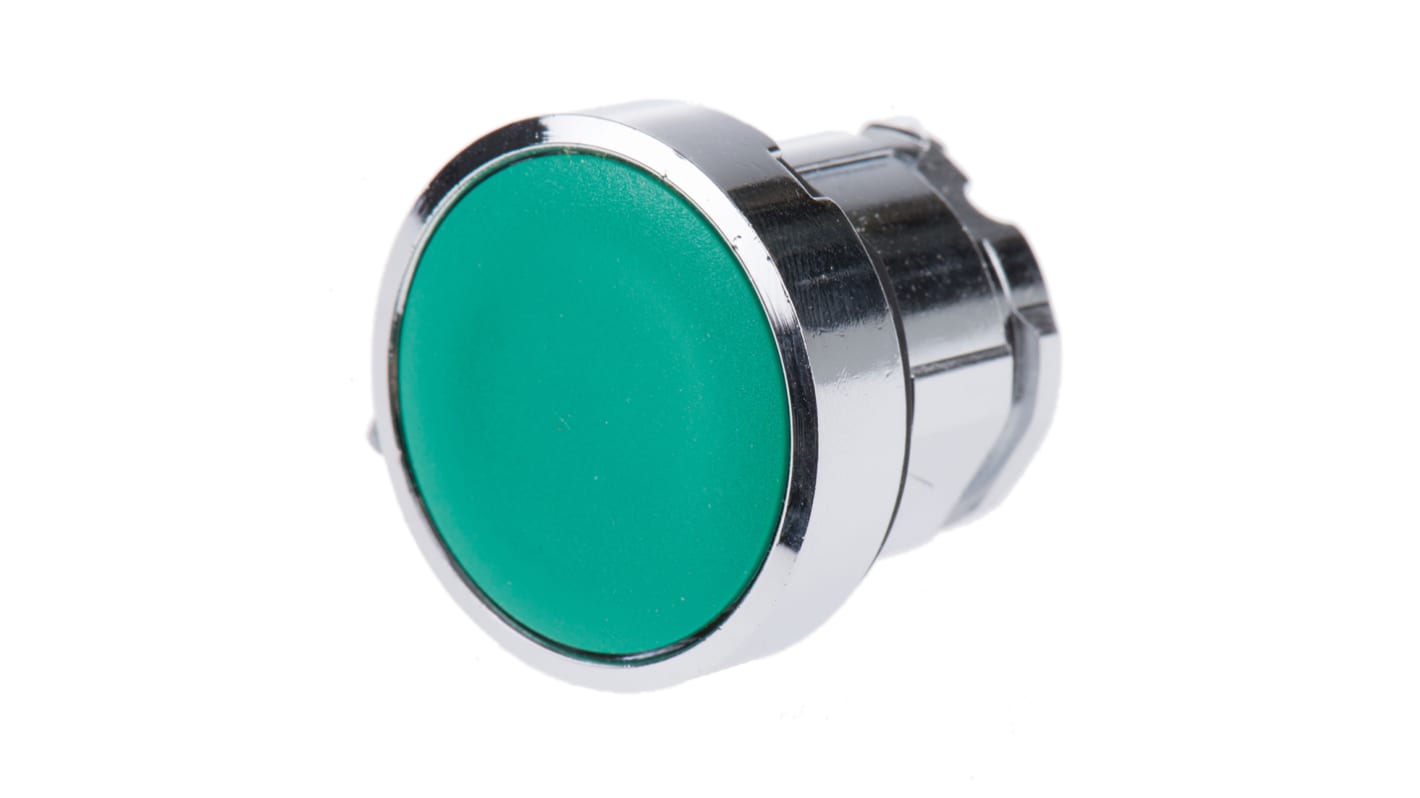 Testa Pulsante Verde Harmony XB4 Schneider Electric ZB4BH03, IP67/IP69K, Ø22mm - Ideale per automazione industriale.