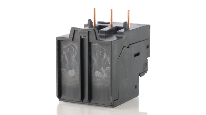 Relè di sovraccarico termico Schneider Electric LRD06, 1 NO + 1 NC, carico FLC 1-1,6 A. Protezione affidabile per motori trifase, reset manuale/automatico. Ideale per automazione industriale.
