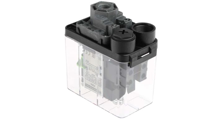 Sensore di pressione differenziale Telemecanique Sensors XMAV12L2135, max 12 bar, uscita relè, grado di protezione IP54.