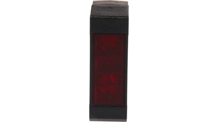 Sensore fotoelettrico rettangolare Baumer FHDK 14P5101/S35A, rilevamento 20-350 mm, uscita PNP, IP67, montaggio con staffa inclusa.