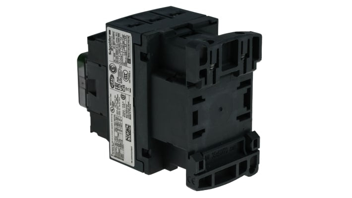 Contattore Schneider Electric LC1D12F7 3P 3NA 12A 5,5kW 110V CA. Affidabile, con contatti ausiliari integrati per automazione industriale. IP20, facile installazione.