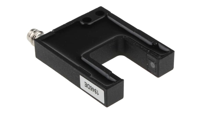 Sensore fotoelettrico a forcella BALLUFF BGL 20 A-001-S49, rilevamento 20 mm, uscita PNP, grado di protezione IP67.