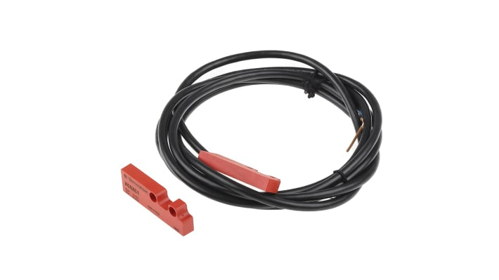 Interruttore di sicurezza magnetico Telemecanique Sensors XCSDMC5902, 24V cc, NA, Cavo. Tolleranza 5mm, IP66/IP67. Sicurezza e affidabilità per macchine industriali.
