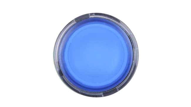 Schneider Electric ZB5AW363 - Testa pulsante illuminata, blu, 22mm - Serie Harmony XB5. Resistente, ideale per macchinari industriali.