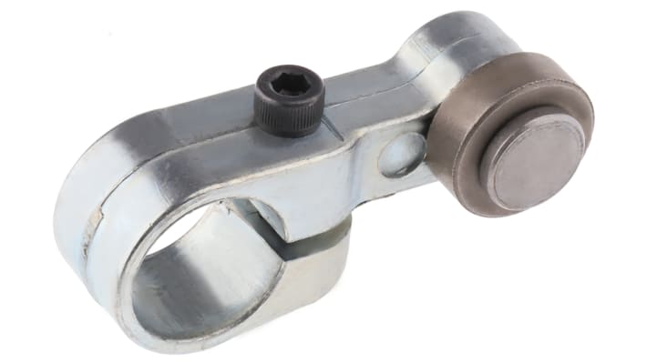Telemecanique Sensors 9007B1, leva operativa per interruttori di fine corsa, diametro rullo 19 mm, progettata per ambienti industriali.