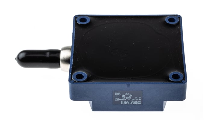 Sensore di prossimità induttivo Telemecanique XS8D1A1PAM12 PNP 60 mm IP67 per applicazioni industriali.