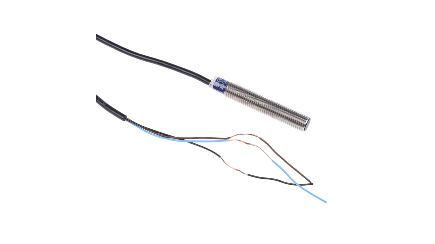 Sensore di prossimità induttivo Telemecanique XS608B1PAL2 - Cilindrico M8, PNP, 2,5 mm, 12-48 V c.c. IP67. Ideale per applicazioni industriali.