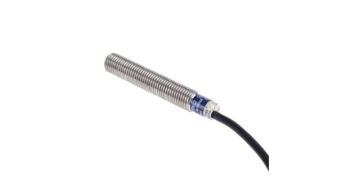 Sensore di prossimità induttivo Telemecanique XS608B1PAL2 - Cilindrico M8, PNP, 2,5 mm, 12-48 V c.c. IP67. Ideale per applicazioni industriali.