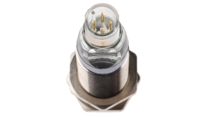 Sensore fotoelettrico cilindrico Telemecanique XUB0BKSNM12T, rilevamento 30m, infrarossi, IP65/67. Ideale per industria e movimentazione materiali.