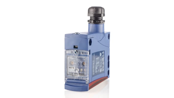 Sensore fotoelettrico Telemecanique Sensors XUX0ARCTT16 - Rilevamento multimodale fino a 40m, uscita Relè - Industria farmaceutica e alimentare.