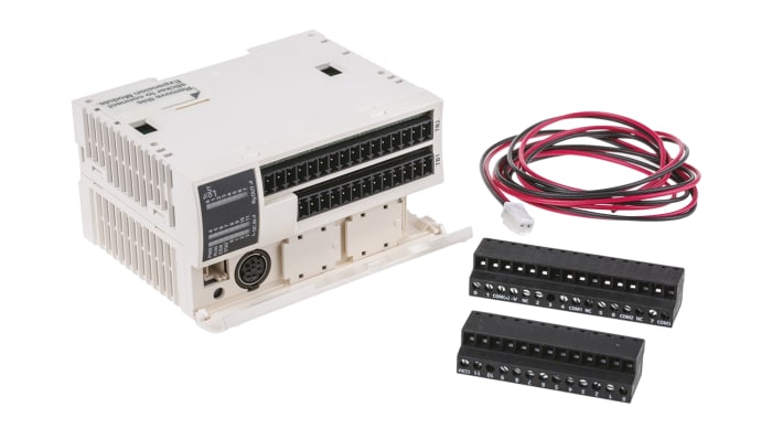 Modulo logico Schneider Electric TWDLMDA20DRT, 8 uscite, ingressi 24 V c.c., montaggio su guida DIN, dimensioni 90 x 36 x 70 mm.