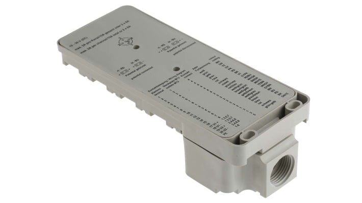 Scatola sensore Weidmüller 8 porte M12, resistente IP68 - Serie SAI - 1701250000. Ideale per PLC in ambienti difficili.