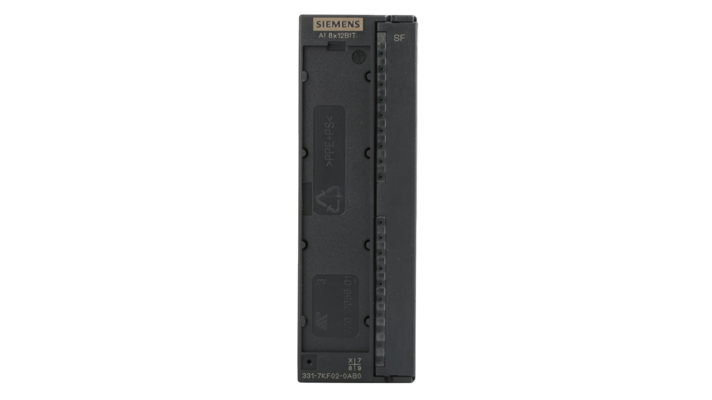 Modulo di espansione PLC Siemens 6ES7331-7KF02-0AB0 per S7-300, 8 ingressi analogici - Ideale per misurazioni precise.