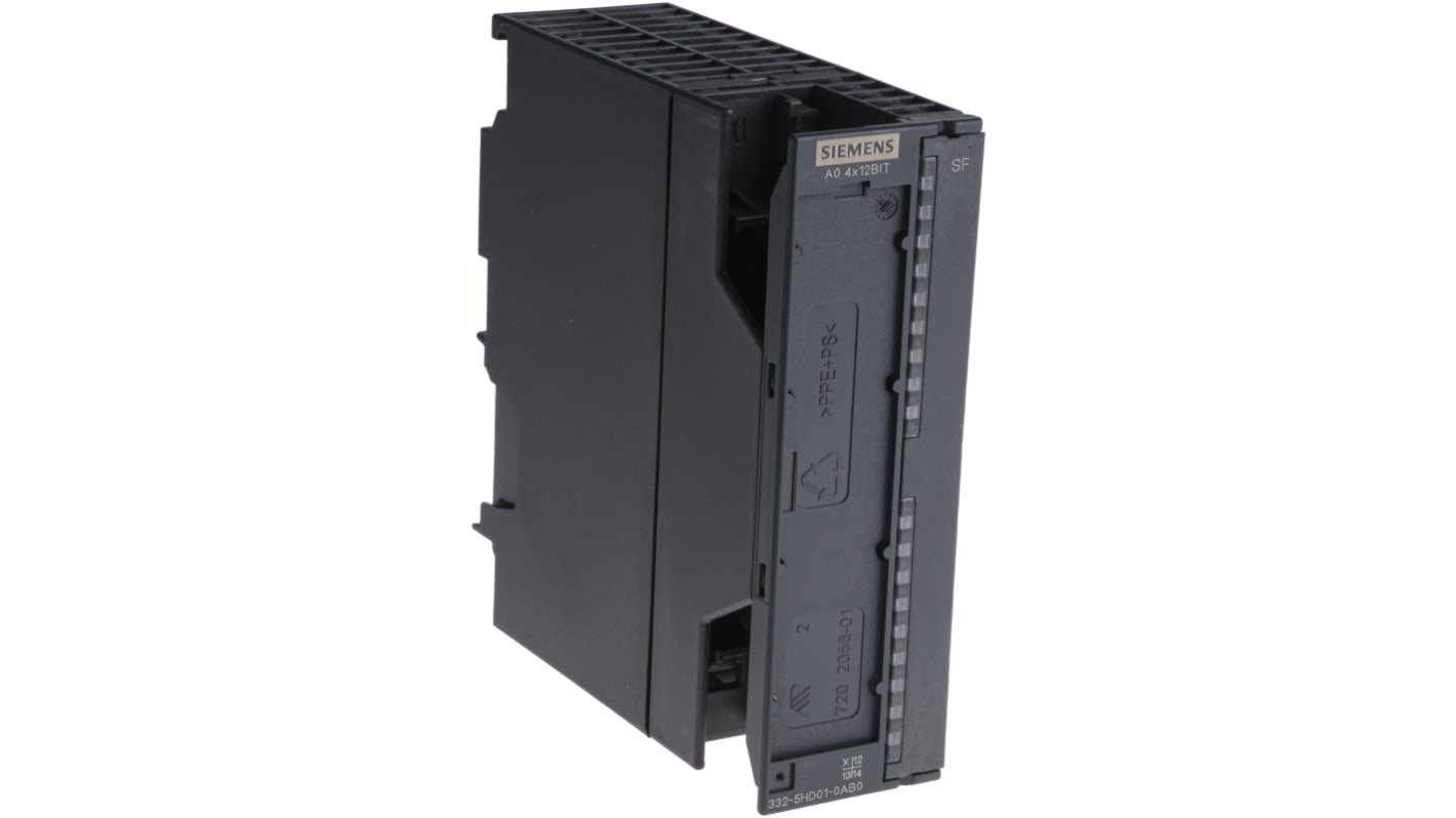 Modulo di espansione analogico/digitale Siemens 6ES7332-5HD01-0AB0 per S7-300. Uscite e ingressi flessibili per applicazioni industriali.