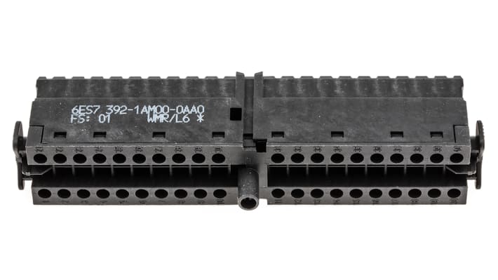 Connettore Siemens 6ES7392-1AM00-0AA0 per SIMATIC S7-300, 40 pin, resistente e facile da installare. Ideale per collegamenti PLC/PC.