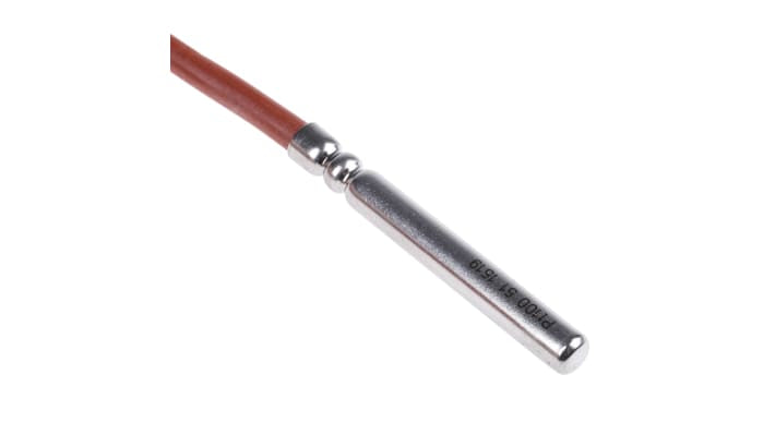 Sensore di temperatura Jumo 902150/10-378-1003-1-6-50-11-2500/000, RTD PT100, sonda 50mm, acciaio inox, -50°C/+180°C, cavo 2.5m.