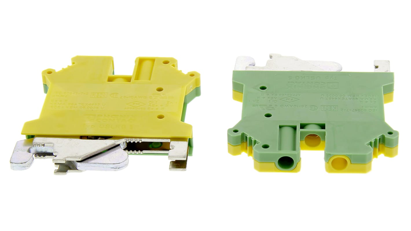 Morsettiera modulare a terra Phoenix Contact 441504, poliammide, 8 kV, 2 vie - Protezione e sicurezza per sistemi industriali.