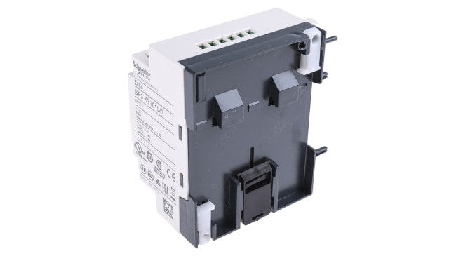 Modulo logico Schneider Electric Zelio Logic SR3XT101BD con 6 ingressi e 4 uscite, per automazione e controllo luci HVAC.