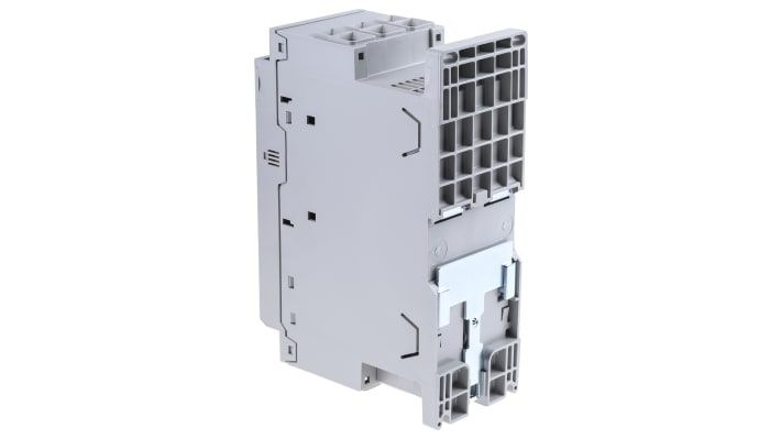 Avviatore soft-start automatico Allen Bradley 150-C85NBD per motori trifase, potenza 45 kW, corrente 85 A, dimensioni 130x72x206 mm.