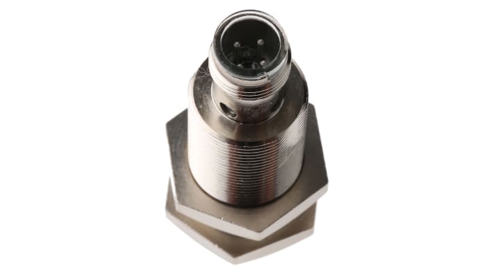 Sensore di prossimità cilindrico NPN Omron E2AM18KS08M1C1, M18 x 1, rilevamento 8 mm, IP67, alimentazione 12-24 V c.c.