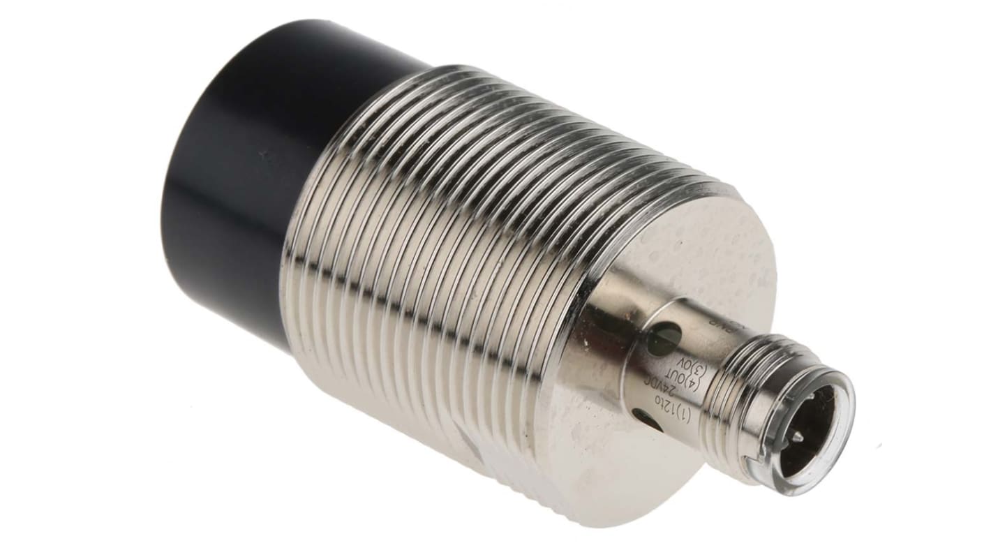 Sensore di prossimità cilindrico PNP Omron E2AM30KN20M1B1, M30 x 1.5, rilevamento 20 mm, IP67, alimentazione 12-24 V c.c.