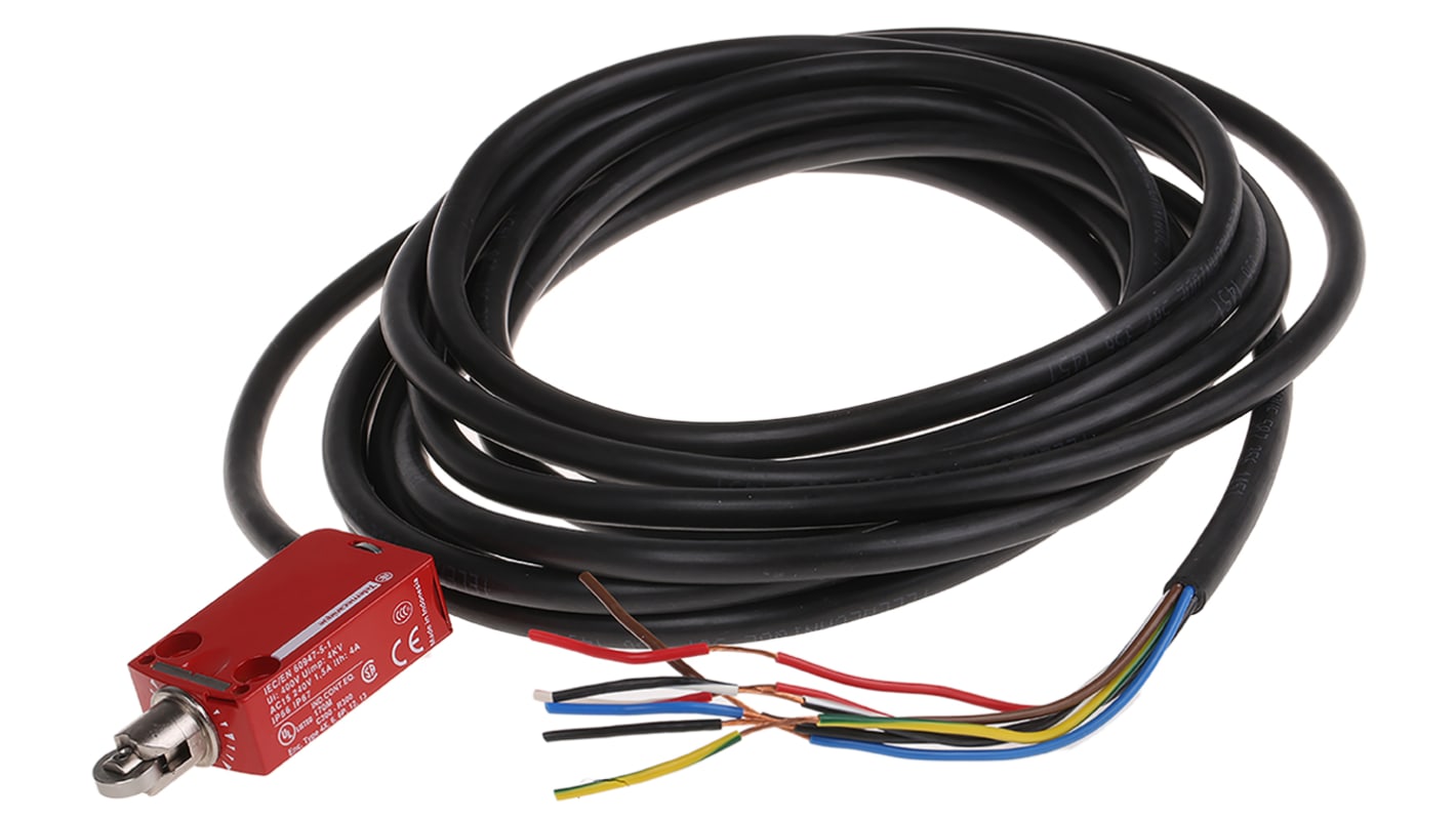 Interruttore di interblocco Telemecanique Sensors XCSM3902L5 IP67/IP68 240V 1,5A per automazione industriale. Robusto e affidabile, ideale per porte di sicurezza.