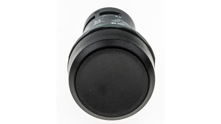 Pulsante momentaneo ABB DPST, montaggio a pannello, diametro 22 mm, IP69K, 300V, 10A, corpo in plastica, codice 1SFA619100R1026 CP1-10B-20.