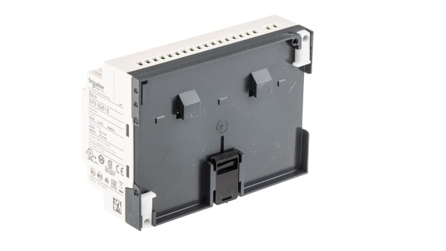 Modulo logico Schneider Electric SR3B261B Zelio Logic 16 ingressi 10 uscite 24V c.a. per automazione industriale e HVAC. Compatto e affidabile.