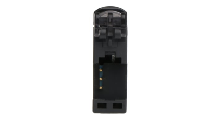 Sensore PNP Panasonic FX-311P per fibre ottiche, alimentazione 12-24 V, dimensioni 30,5 x 10 x 64,5 mm, LED rosso.