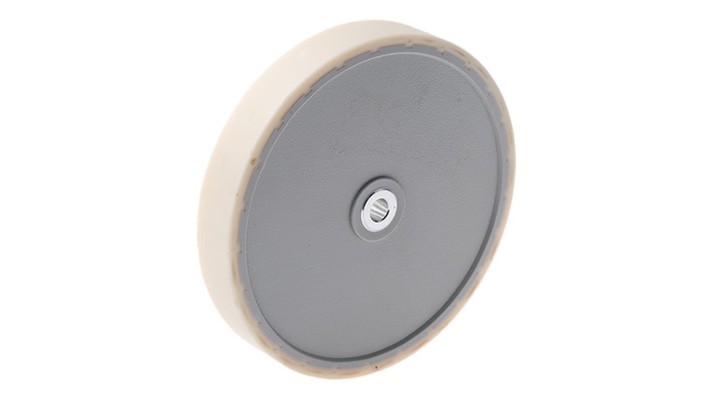 Ruota per encoder Baumer MR542.10D, circonferenza 50 cm, foro 10 mm, include staffa di montaggio e accessori.