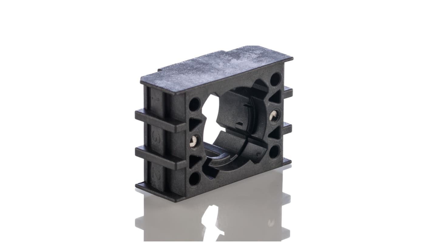 Attuatore pulsante Schmersal NDL WS, bianco, diametro 22mm, IP69K, per applicazioni igieniche. Dimensioni 28mm x 44,5mm.