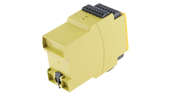 Relè di sicurezza Pilz PSWZ X1P, 24-240V, 2 contatti di sicurezza, dimensioni 121x45x94mm, categoria ISO 13849-1 3.